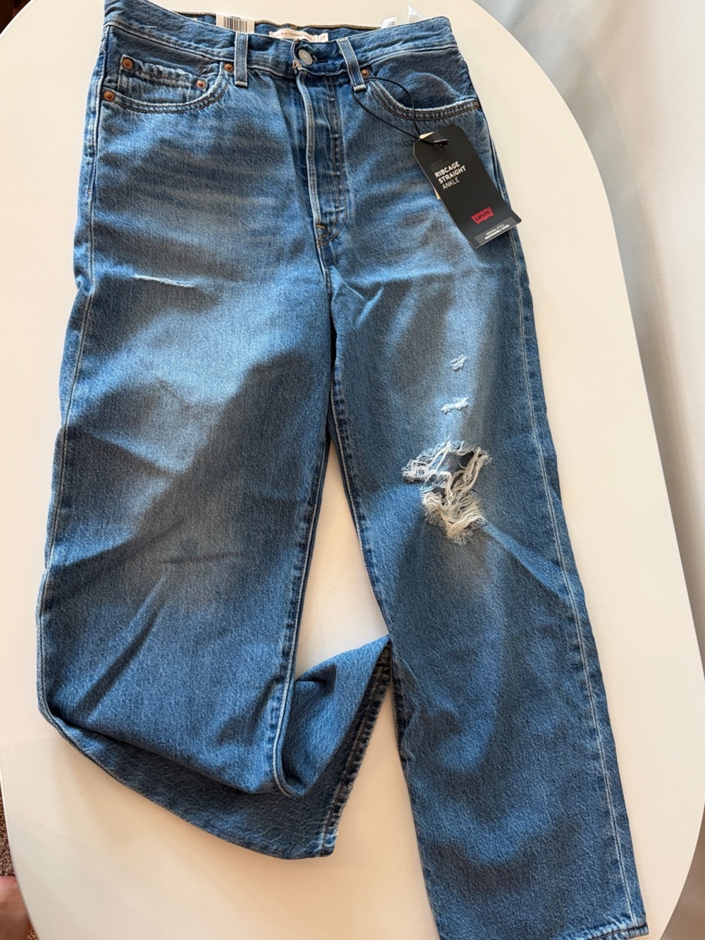 Levi’s ribcage straight ankle
